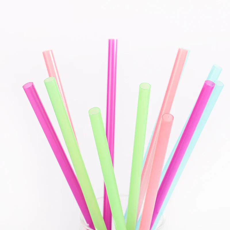 
Interesting color changing reusable PP plastic drinking straws 