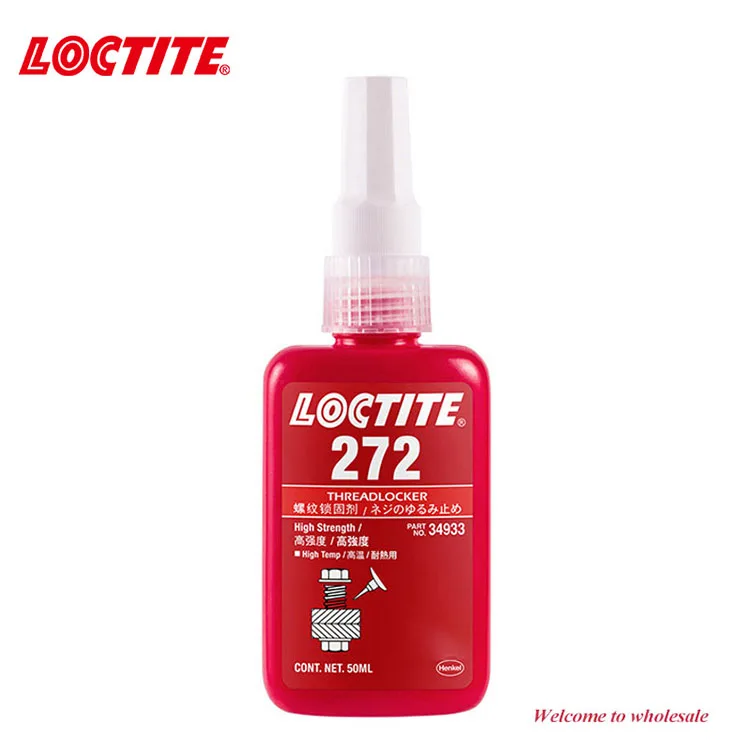 Wholesale 50ml loctiter glue 272 screw glue high strength anti-loosening screw fastening anaerobic glue