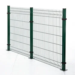 Home Outdoor Decorative Welded Wire Rigid Mesh Metal Curved Panel 3D Garden Fence