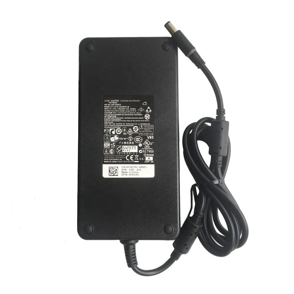 Genuine 240W 19.5V 12.3A PA-9E Slim ac power Adapter Charger For Dell M15x M17x J938H J211H brand NEW