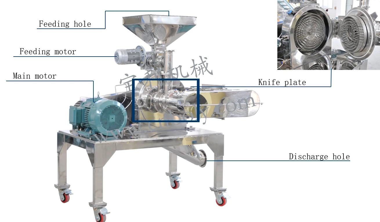 
Micronized salt crushing machine for salt processing plant 