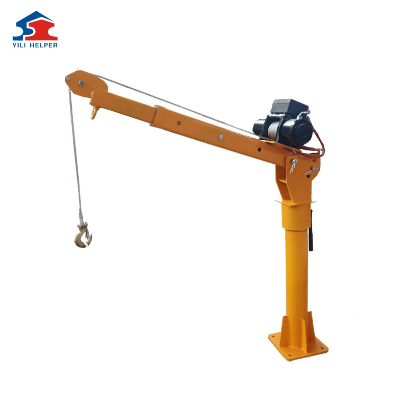 Electric Hoist Crane Small Lifting Fold Arm Truck Crane For Sale