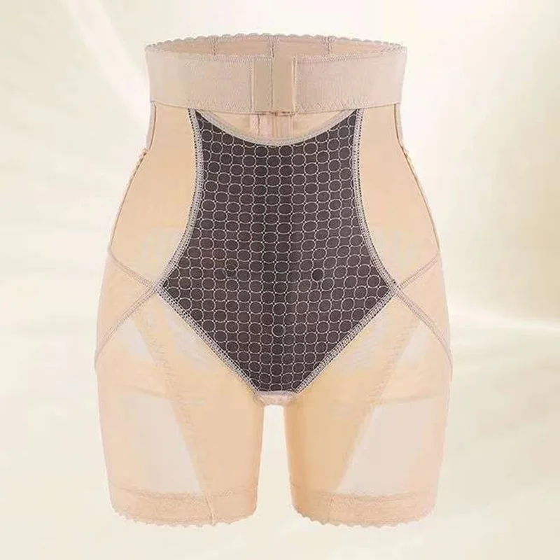 Shape-enhancing Thigh-shaping Knitted Front-zip Tights for Women with High-waisted Quadruple Shaping Pants
