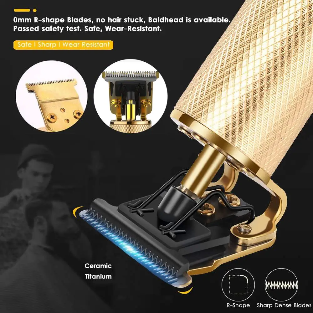 Electric man groomer kit Professional Trimmer tool USB Hair Cutting Machine Men Haircut Beard Hair Trimmer