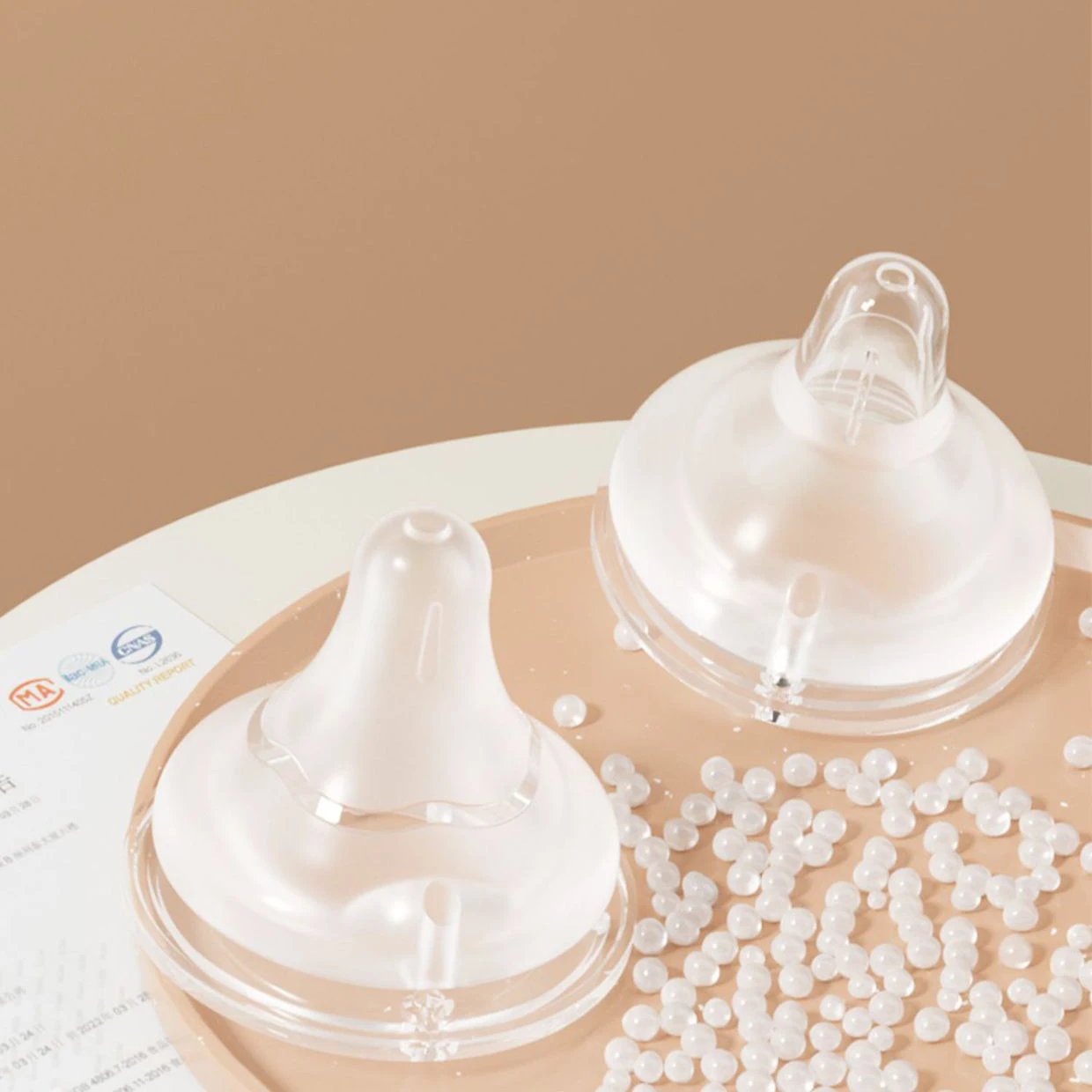 Wholesale BPA Free Slow Flow Safe Comfortable Small Newborn Silicone Nipple Baby