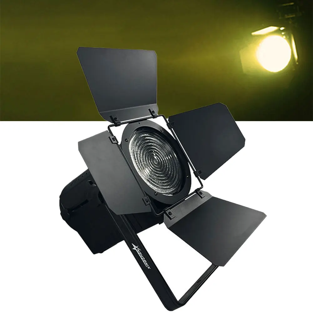 200W led fresnel 2in1 warm white and white zoom function theater light