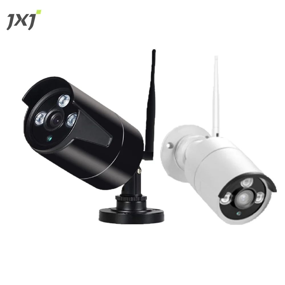 JXJ Home Surveillance CCTV Wireless System 4ch Tuya Smart Wifi Nvr Kit Outdoor 1080p 4 Channel Security Hd IP Camera Nvr Kit