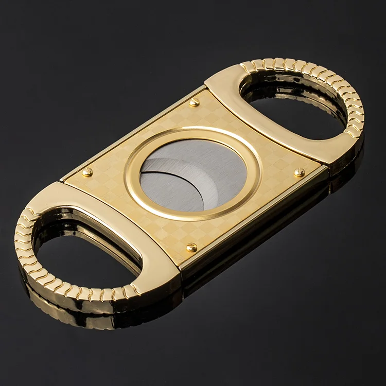 64 ring  Classic Style Stainless steel cigar scissors cigar accessories metal cigar cutter CM-049
