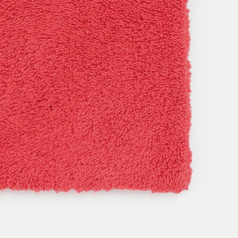 Quick-Dry Coral Fleece Car Microfiber Towel Polyester Knitted for Auto Cleaning