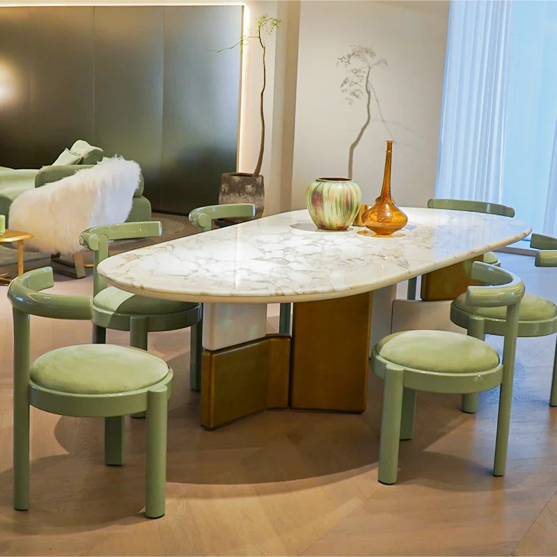 Modenfili Mesa De Comedor Jantar Tavolo Da Pranzo Esstisch Modern Luxury Marble Stylish Pattern Texture Dinning Dining Table