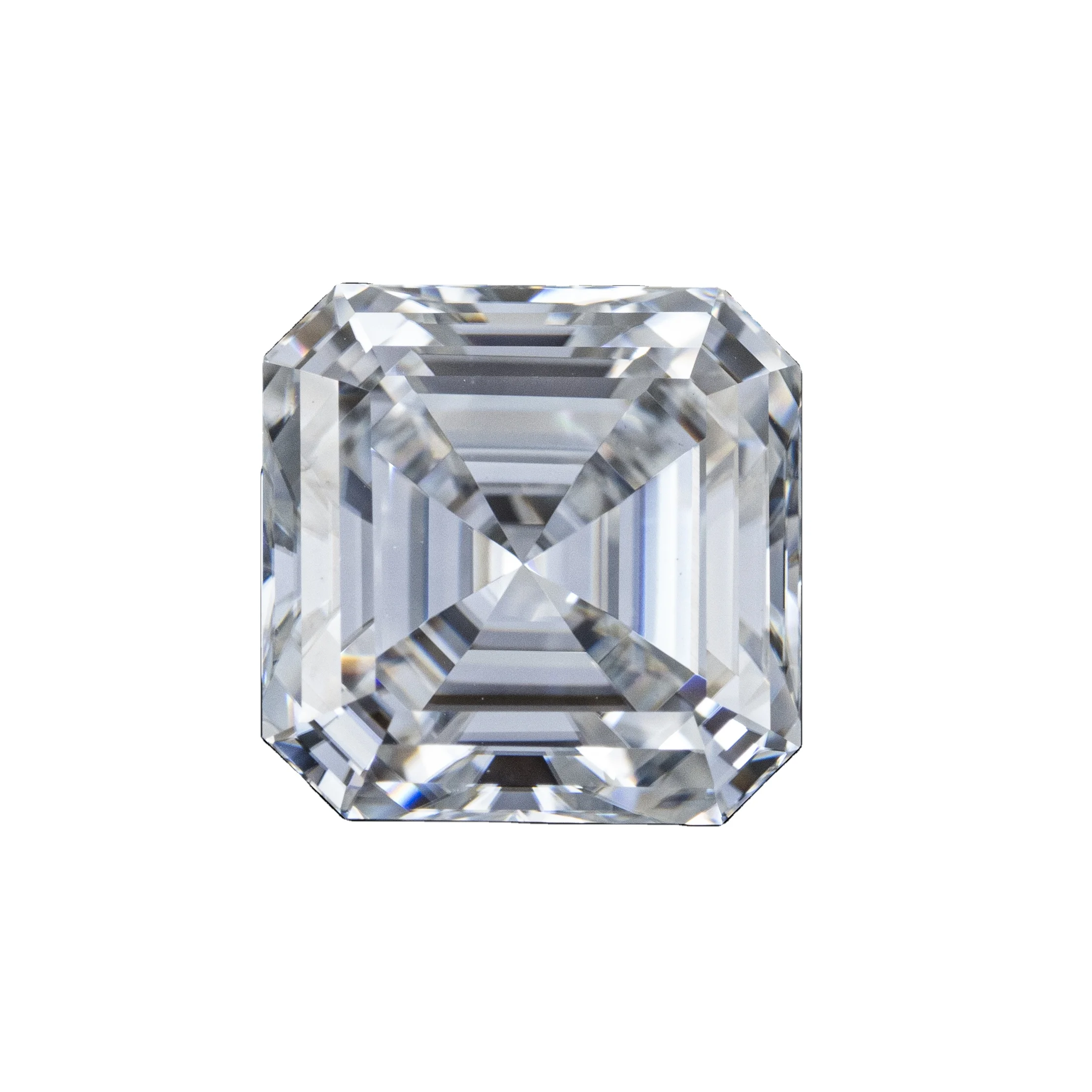 Moissanite manufacturer price GRA Asscher cut D color moissanite diamond