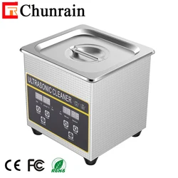 Small Digital ultrasonic cleaner jewelry denture nozzle CR-009 60W 1.3L