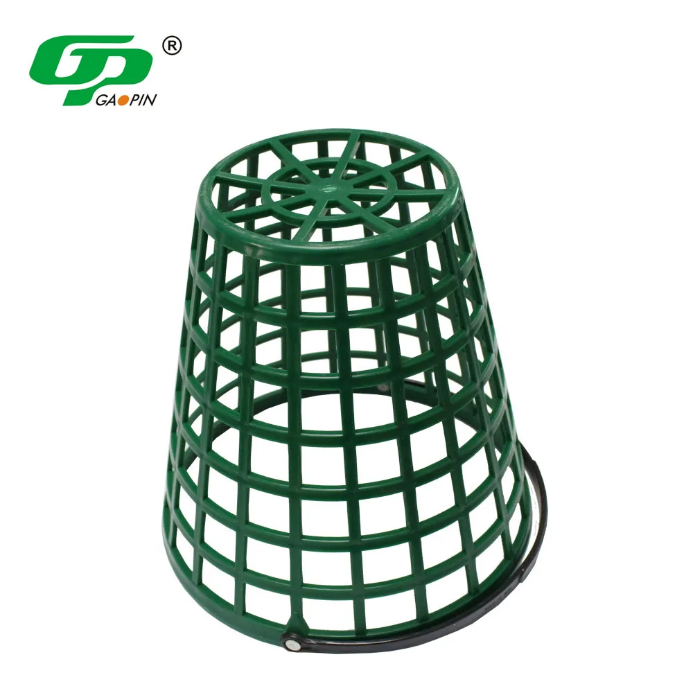 High Capacity Plastic Driving Range Golf Ball Baskets Hold 50/75/100/150 Balls Green Black Golf Balls Container