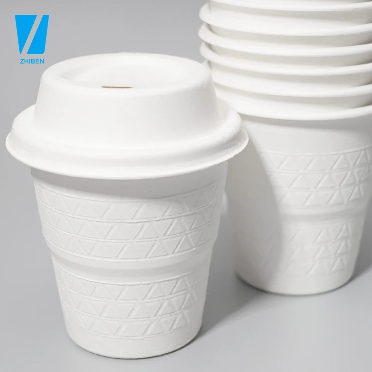 Customize Logo Design Paper Cup 6 8 10 12 16 OZ Single Double Paper Coffee Cups With Disposable Paper Cup