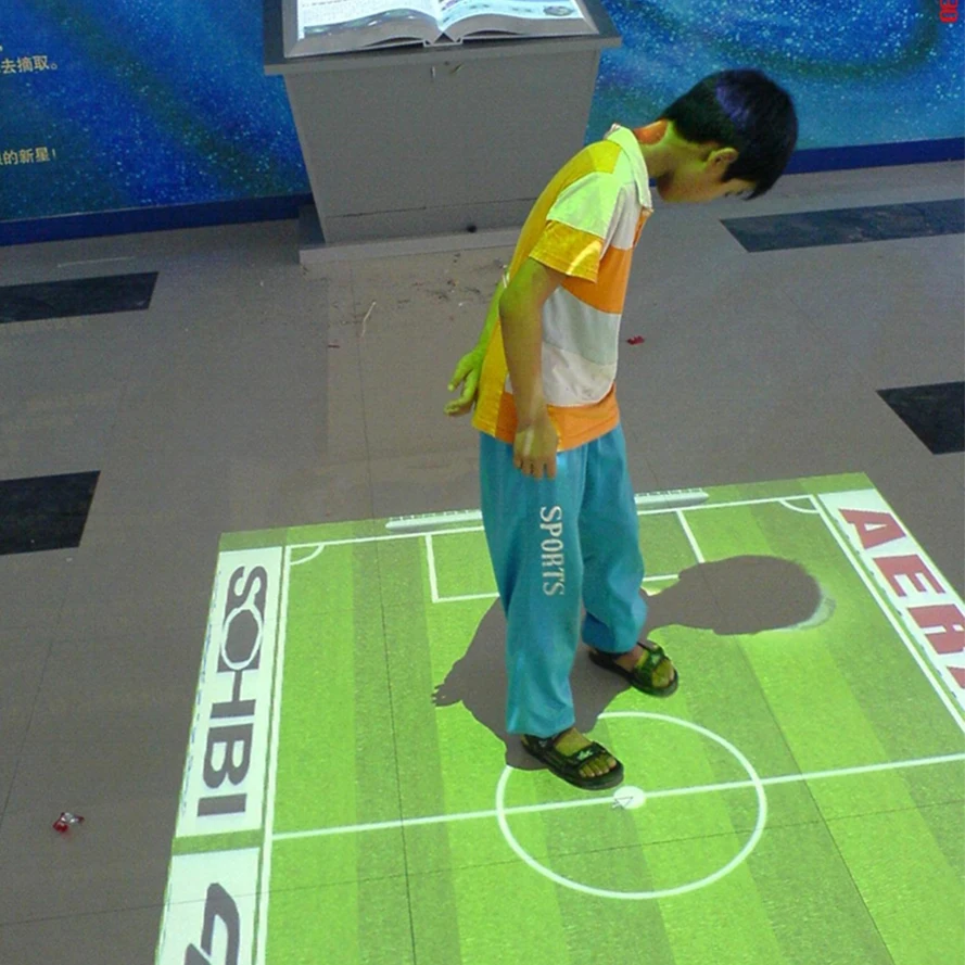 Interactive hologram Floor Wall projection system with free 3D animation for advertising,entertainment,party,exhibition.