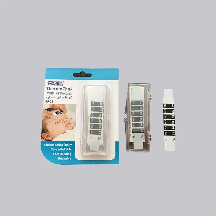 Baby cartoon high precision forehead portable thermometer strip