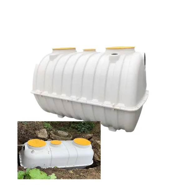 Household Sewage Water Treating System FRP SMC Three Chambers Septic Tank Sewage Water Treating Plant