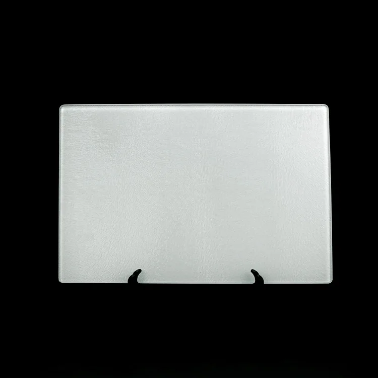 Multi Shaped Personalized Blank Glass Cutting Board DIY Sublimation Rectangle Round Chopping Cutting Board Kitchenware Supplies