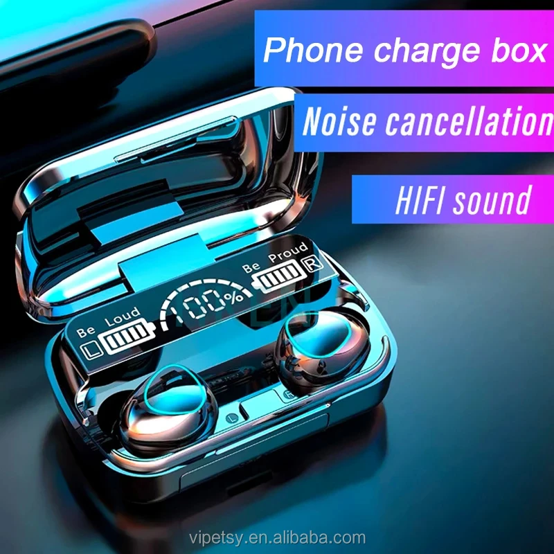 High quality Mini headphones TWS Wireless Headphones Noise Cancelling M10 Bluetooth Waterproof Sports Touch Running headphones
