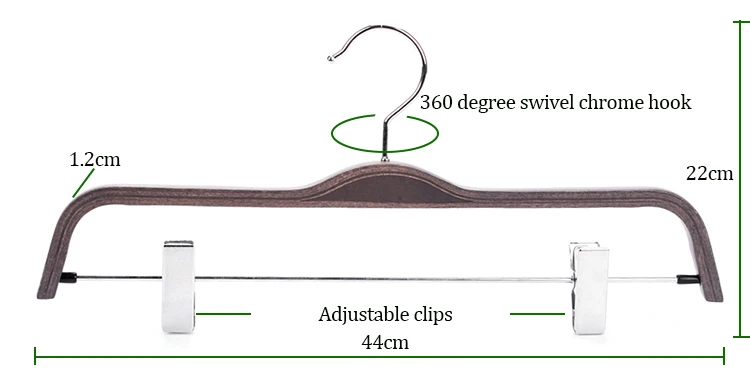 Manufacturer Wholesale plywood clothes hanger clothes laminated wooden Shirt Hangers