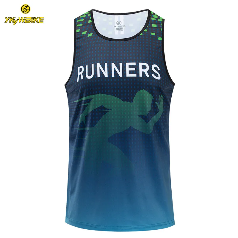 
Wholesale Breathable Tank Top Fitness Gym Wear Sportwear Sublimation Running Cycling Vest 