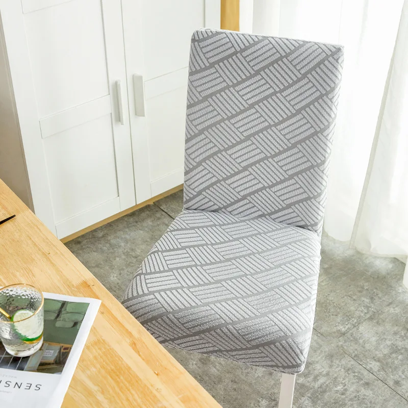 New design home thick velvet fleece knitted elastic stretch spandex elastic seat cover chair covers