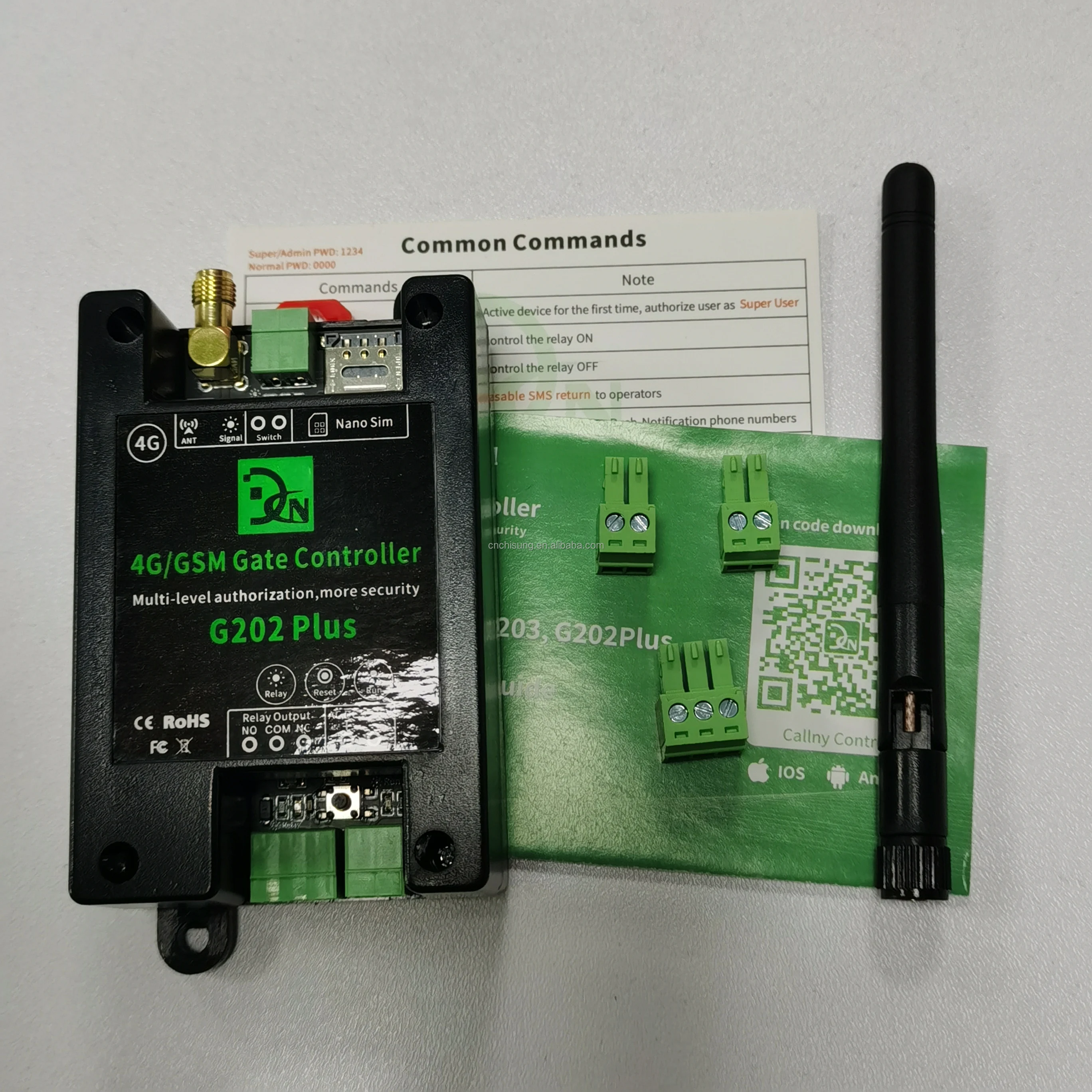 Relay Switch Remote Access Controller G202 Plus Gsm Gate Opener Relay Switch for Automatic Door