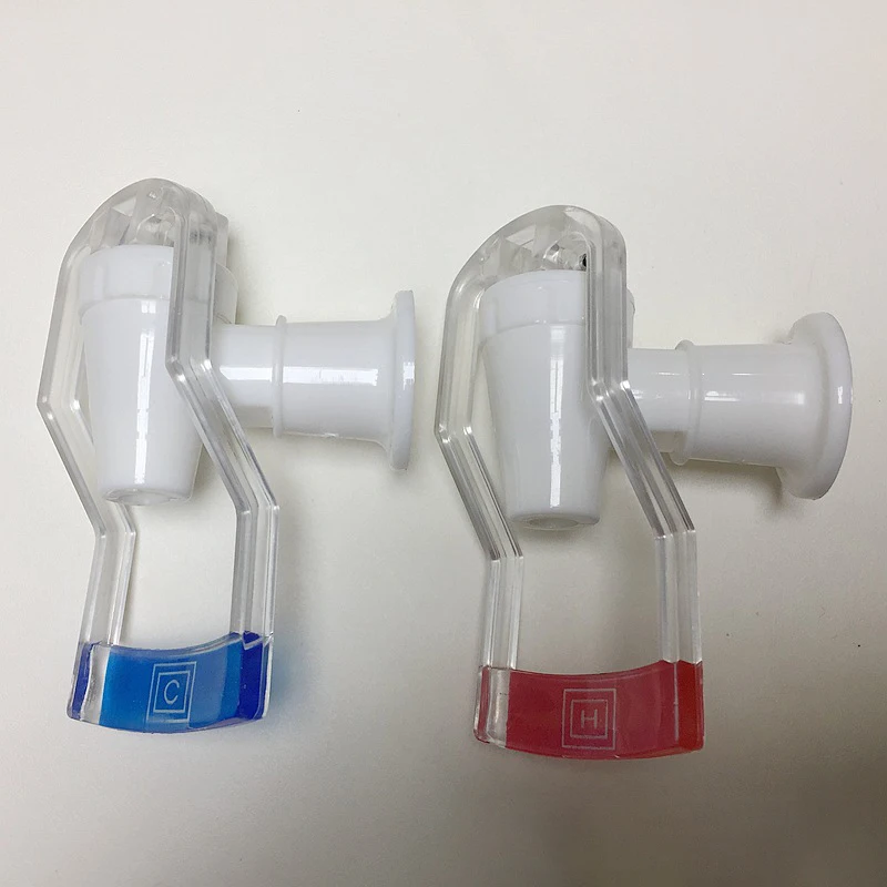 Factory direct drinking fountains faucet push cup plastic nipple PP transparent water valve universal repair parts