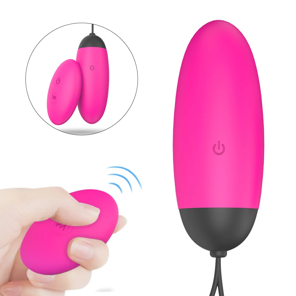 Portable Wireless Remote Control Silicone Adult Sex Toys LoveEggs Electric Mini Massage Vibrator USB Recharge Jump Egg