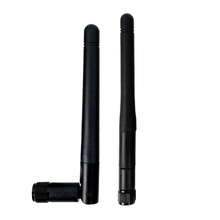 Wholesale 3DBi 2.4G Long Range Rubber WiFi Omni Router SMA-J Black Flexible High Gain WiFi Antenna