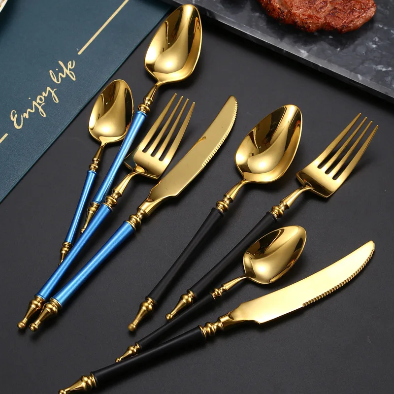 Silverware Flatware Cutlery Set Durable Stainless Steel Tableware