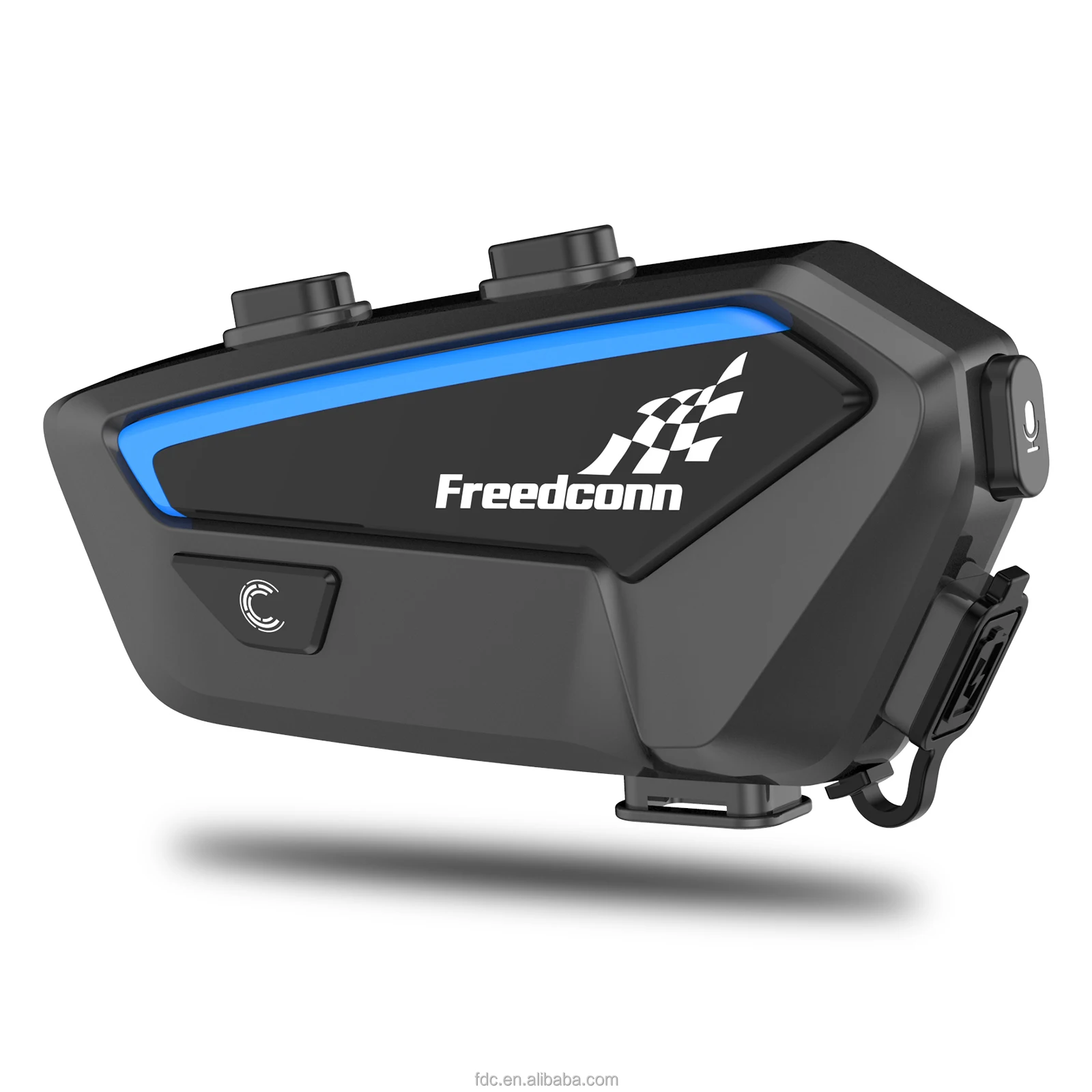 FreedConn FX 6-8 Way 12000m Bluetooth Group Intercom Smart Headset for Helmet IP67 Waterproof Music Sharing Connect Other Brand
