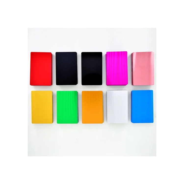 Metal business card custom metal business card