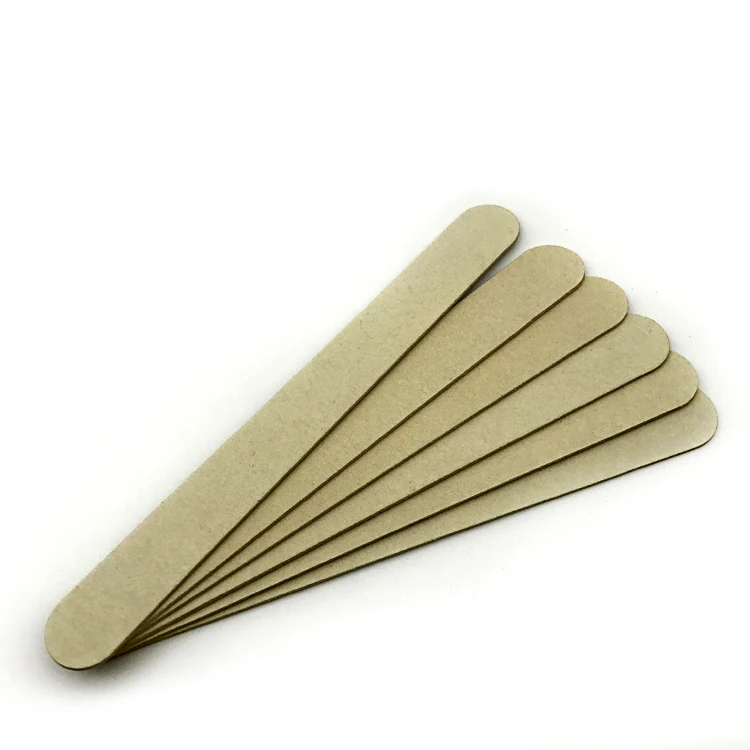 Одноразовая тонкая деревянная пилка для ногтей, пилка для маникюра, пилка для ногтей