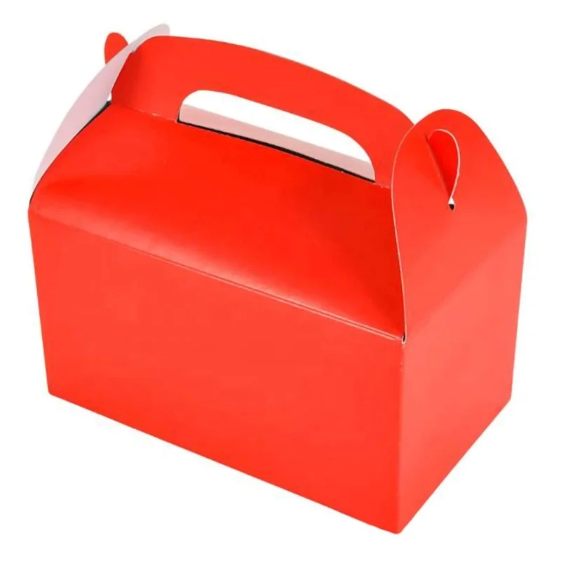 Candy Cake Gift Cardboard Present Packaging Box Food Snack Box Mooncake Box Rainbow Kraft Paper Birthday Party Wedding Accept