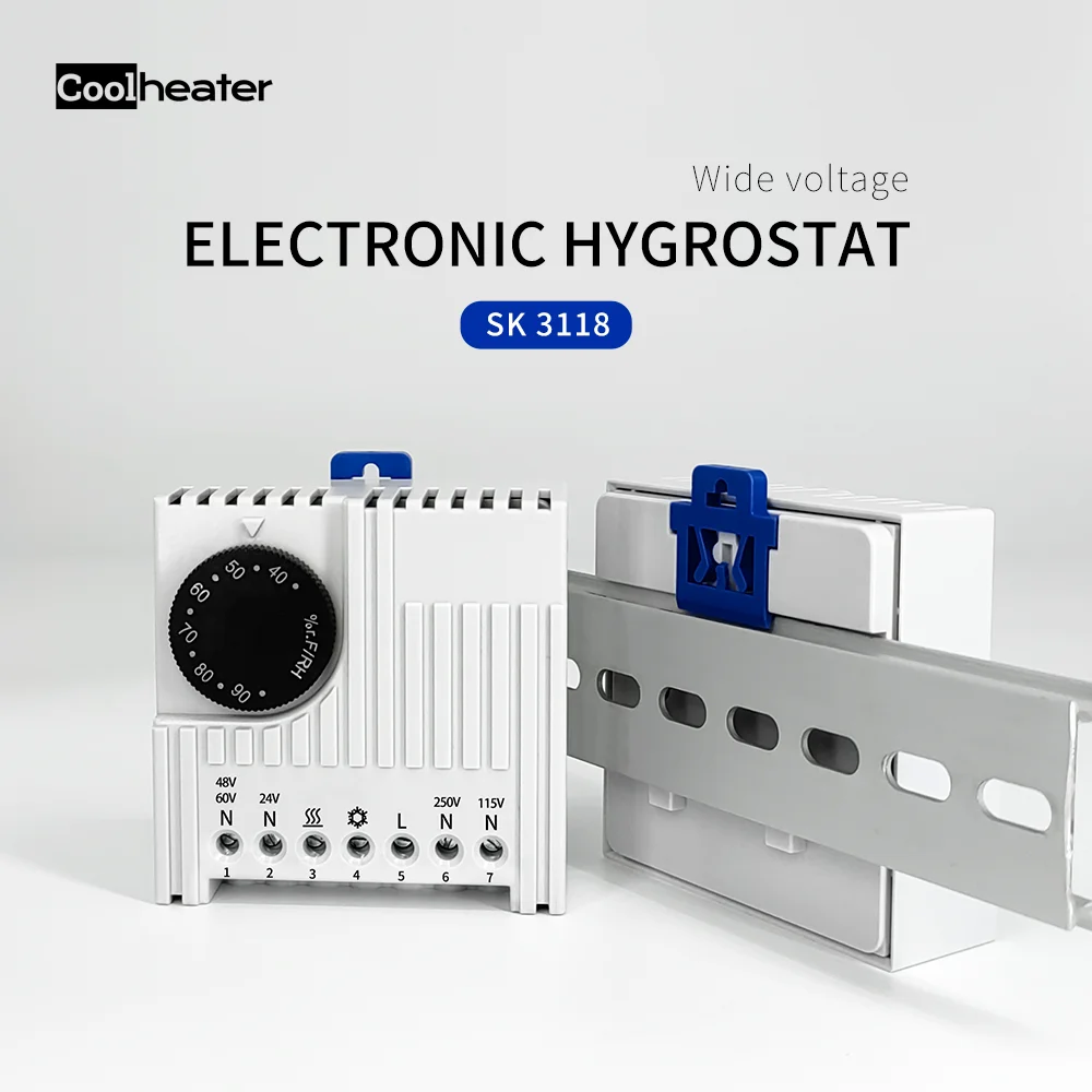 Frost Proof Design Humidity Controller  Adjustable Electronic Cabinet Hygrostat