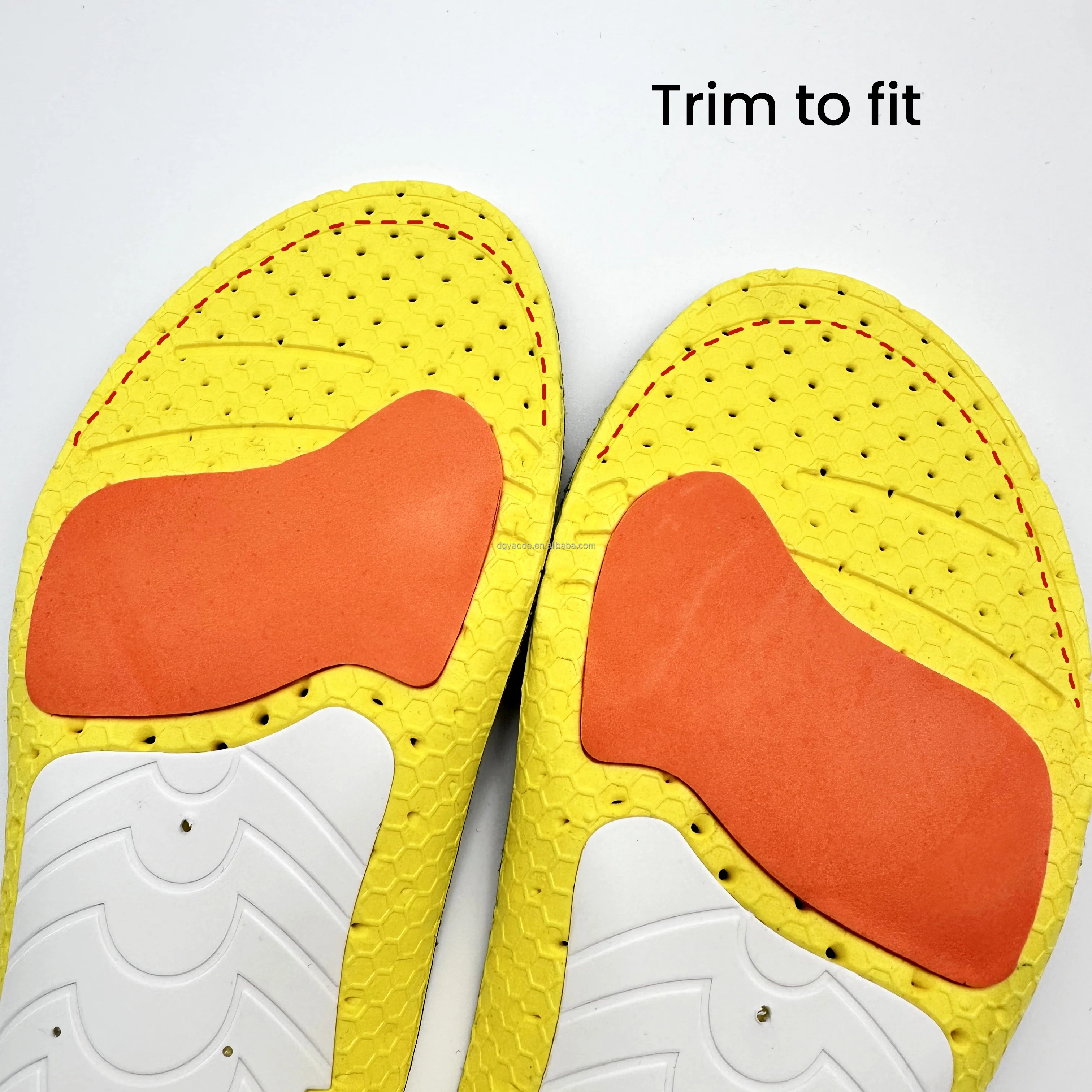 Arch Support Insole Superior Cushioning Airflow Heavy Duty Shell for Less Fatigue Comfort Athletic Casual Work Shoe Inserts