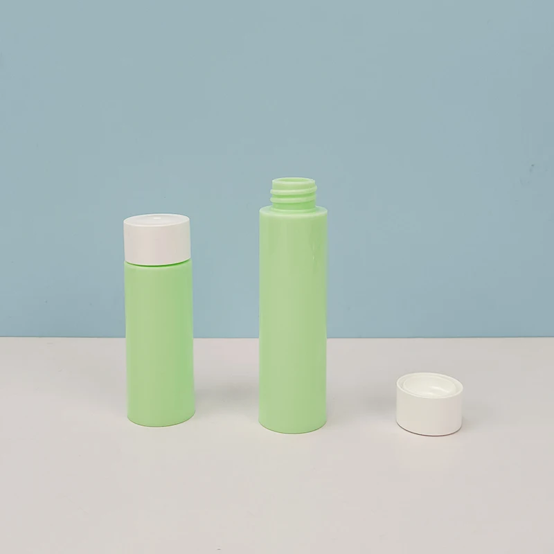 Refillable 15ml 30ml 50ml Serum green blue Plastic Cosmetic Lotion Airless Pump Bottle Luxury for Skincare with Pump