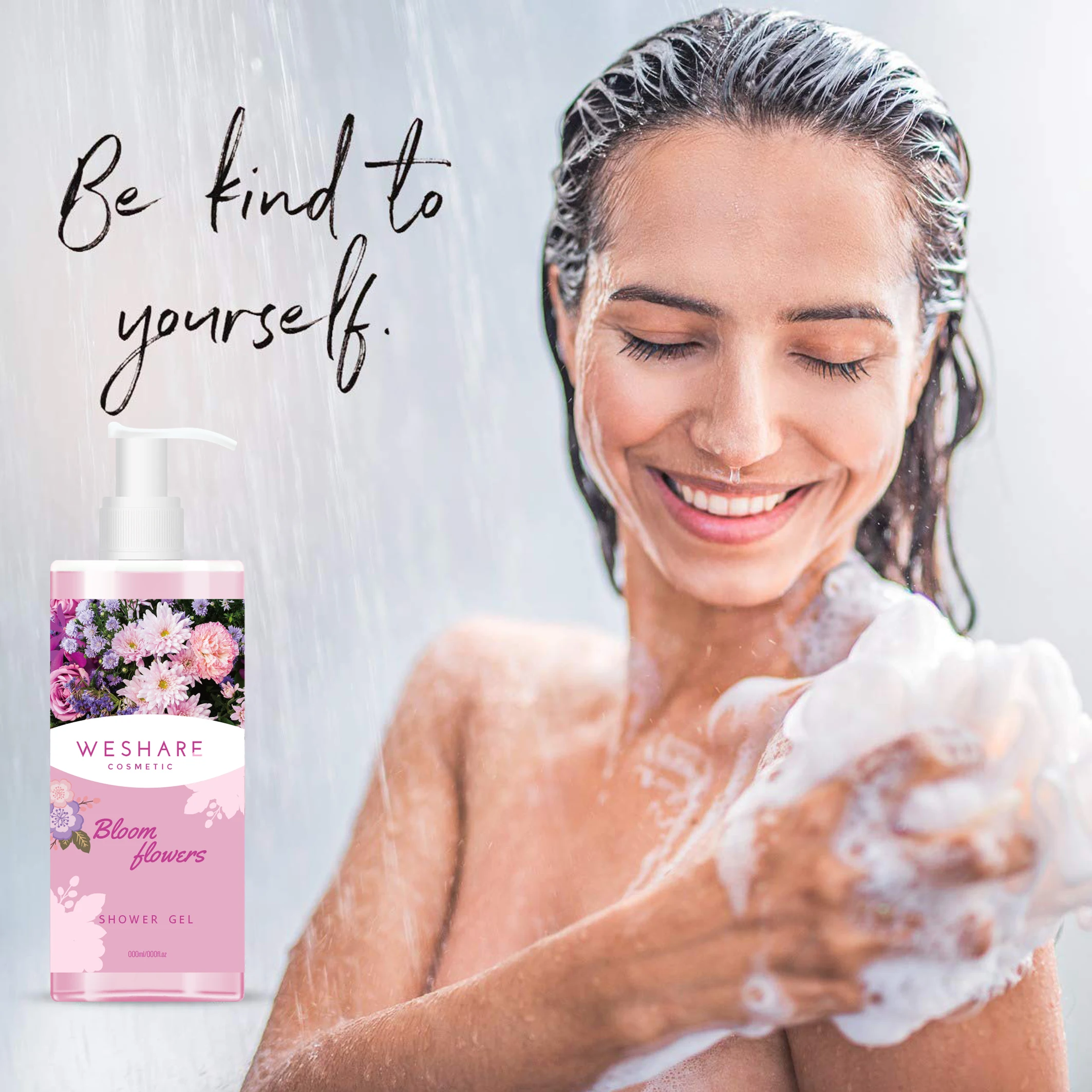 private label shower gel body wash vegan liquid bath soap body lotion paraben free body gift care set ladies