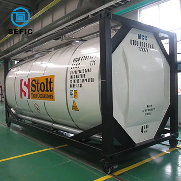 Asme 20 футов криогенный контейнер для хранения жидкости Lox/lin/lar/lco2/СПГ транспортный