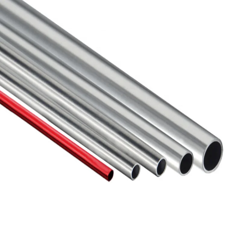 6063 Silver Extruded Aluminium Profile Anodize Large Diameter Color  Round Tube Customized Aluminum Pipe Aluminum