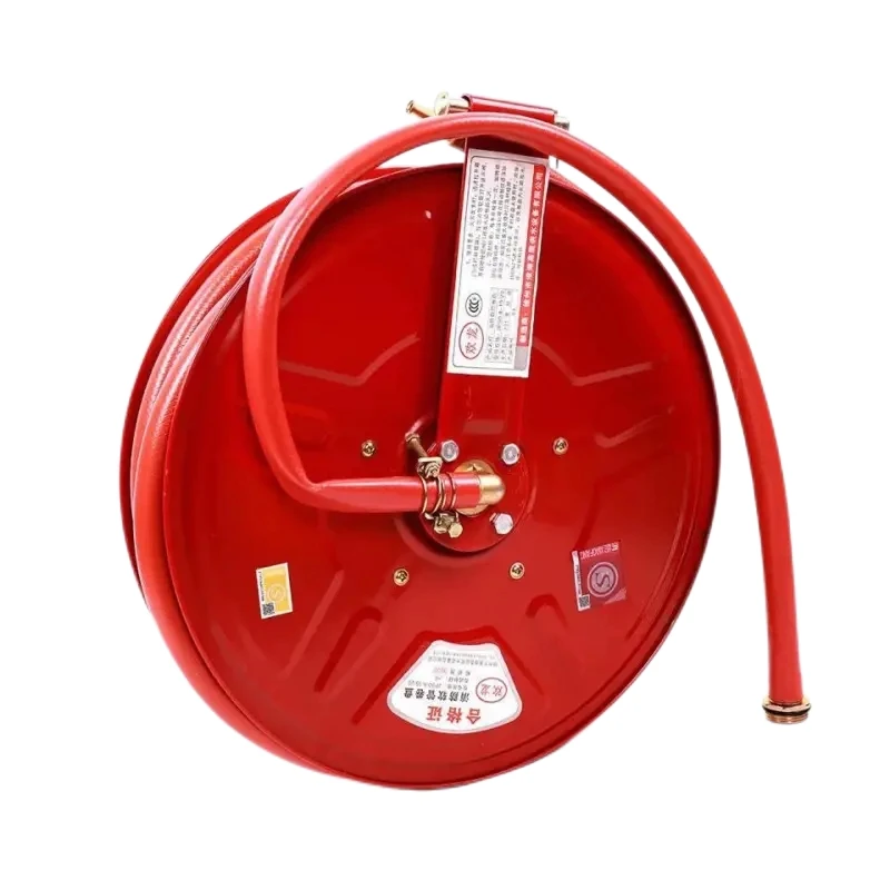 Best Price  JPS0.8-19-20-25-30 Red Fire Hose Reel with Drum Plate Firefighting Equipment andFire scrolls