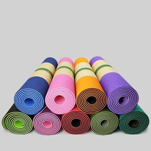 2024 Customize Logo Private Label Fitness Exercise Yoga Mat Eco-Friendly Non Slip Yoga Mats Pilates Mats