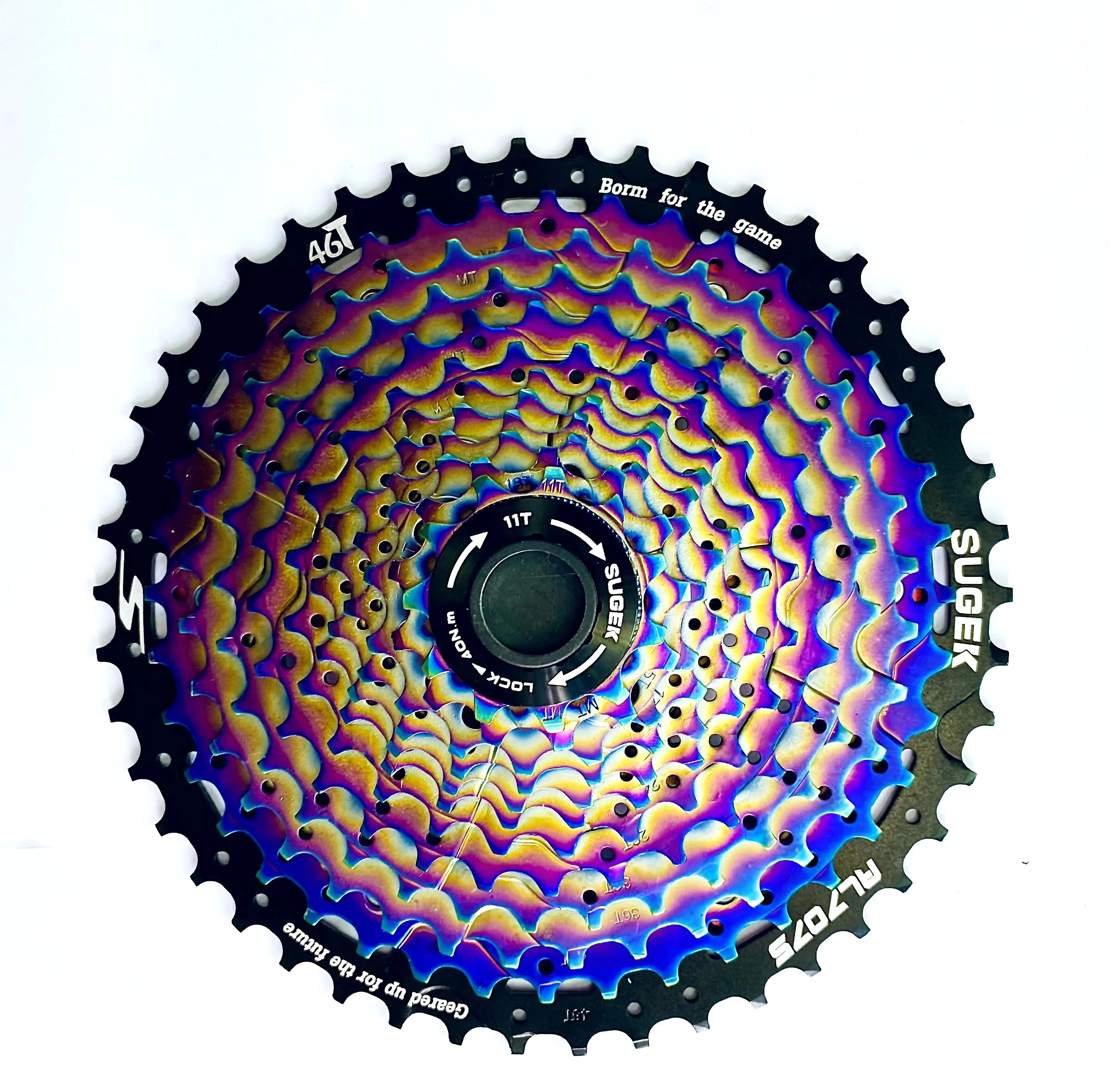 super quality SUGEK brand alloy 7075 12Speed 11-46T rainbow Cassette Freewheel