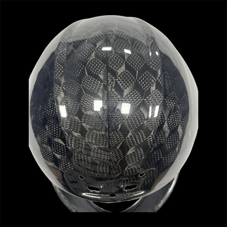 Custom High Quality Carbon Fiber Motorcycle /Riding Helmet for Men & Women Ventilated & Adjustable