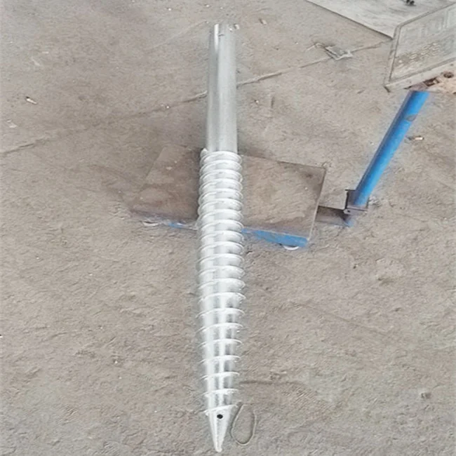 Ground Screw Anchor for Fence