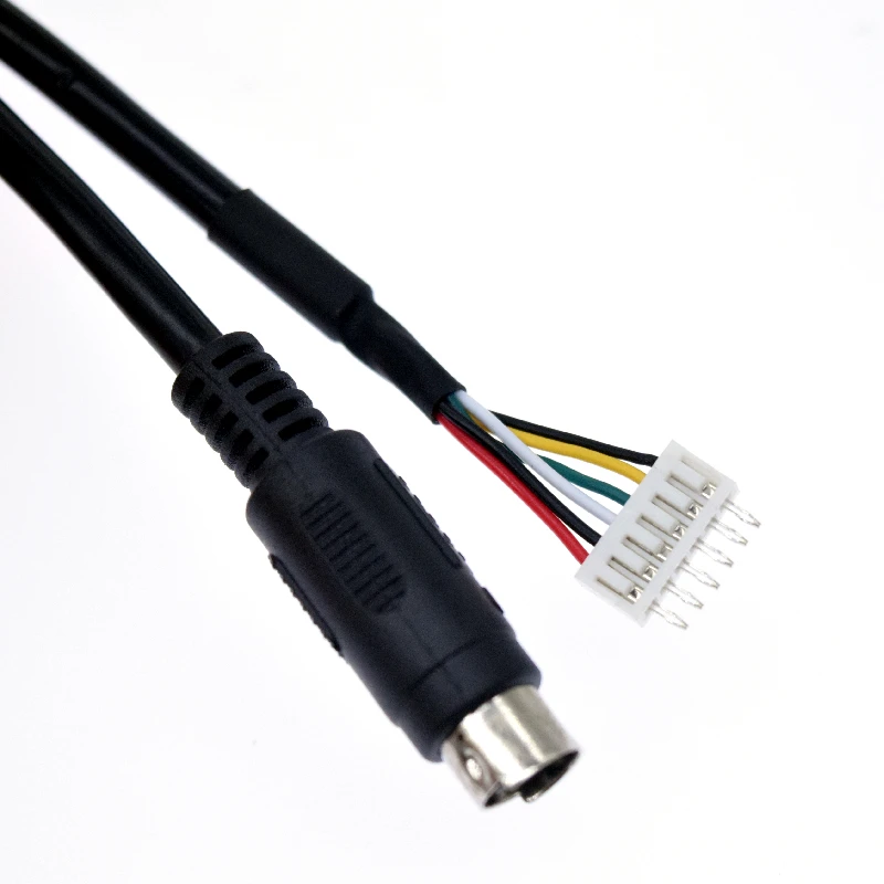 custom black 4 pin mini din male connector s-video cable 1.5 meter ps2 to pc Adapter Cable Audio Cables