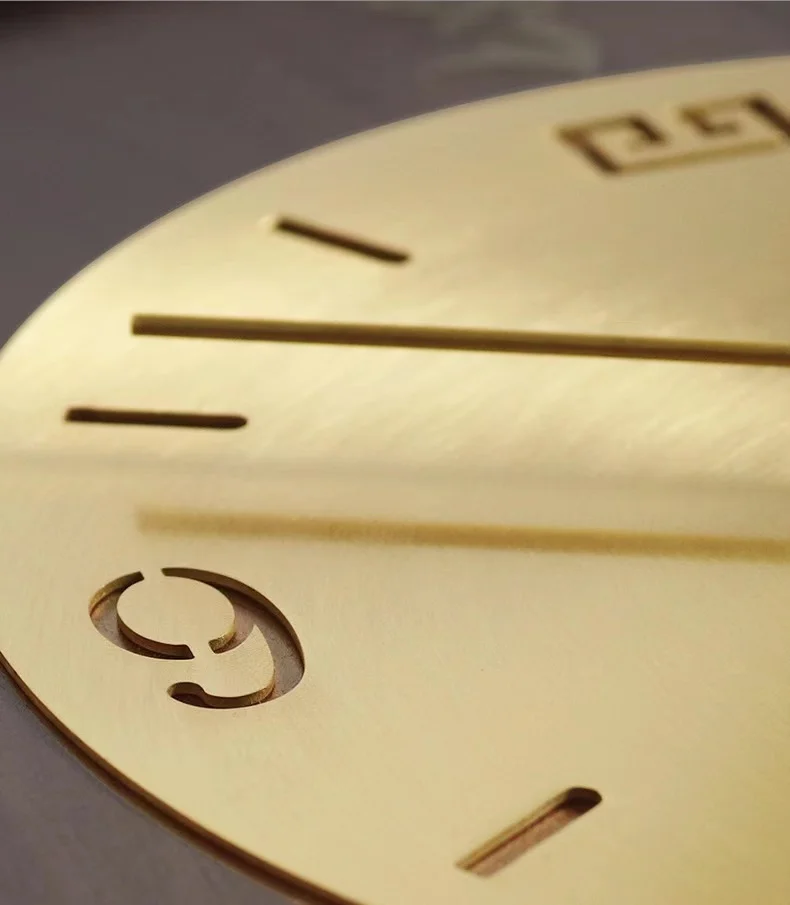 Cylindrical Copper clock needle with silent movement for DIY Clock