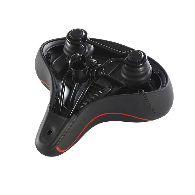 factory price vintage and comfortable PU leather Bicycle seats Spring Saddle bicycle seat post
