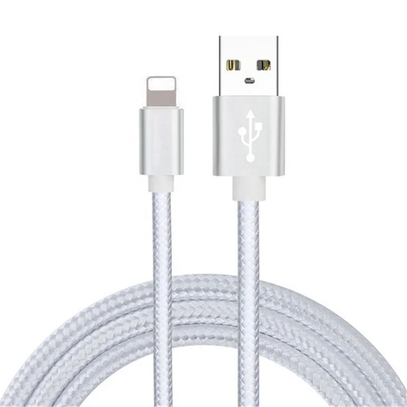 
High Speed 2.1A For iPhone Cable Charger Nylon Braided USB Charging Cable For iPad for iPhone 12 11 X 7 8 6S 6 plus 